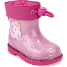 Igor W10339 Bimbi Unicornio Fuşya Ortopedik Kız Çocuk Yağmur Çizme