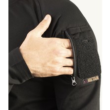 Metam Outdoor Taktik Uzun Kol T-Shirt Siyah