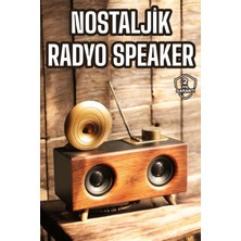 Alvo Store Nostaljik Görünümlü Bluetooth Bağlantılı Speaker