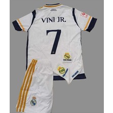 V,i,n,i,c,i,u,s, J,r, 2023-24 Sezonu R,e,a,l, M,a,d,r,i,d, Çocuk Forması 4'lü Set