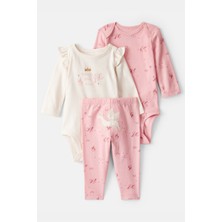 Carter's Kız Bebek Pembe 3lü Set