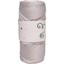 Makrome Ipi 3mm Polyester Gri