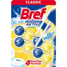 4 Adet   Bref Power Aktiv Wc Temizleyici Blok 2'li Limon
