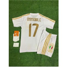 Special Arena Italya 125.YIL Ciro Immobile Çocuk Forması 4'lü Set (White)