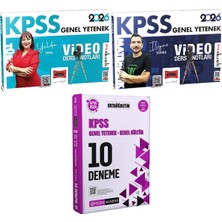 Yargı Yayınevi 2026 Kpss Türkçe Matematik Video Ders Notları - 2026 Kpss Ortaöğretim Çözümlü 10 Deneme