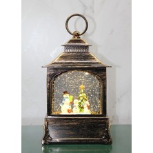 MCM Group Yılbaşı Temalı Işıklı Müzikli Kar Küresi Model 3