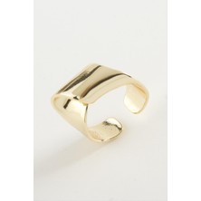 Gümüş Takıcım Kurdale Şekilli Metal Yüzük