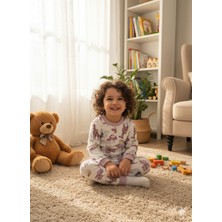 Şimo Butik Kız-Erkek Bebek- Çocuk Pijama Takımı %100 Pamuk Uzun Kollu Yuvarlak Yaka Mevsimlik