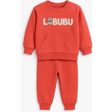 Küçük Trend Labubu Çocuk Eşofman Takımı %100 Pamuk