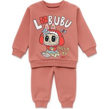 Küçük Trend Üstün Kalite Labubu Kızçocuk Eşofman Takımı