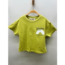 Jacklions Erkek Bebek 1-5 Yaş %100 Pamuk Sırt Baslkılı T-Shirt 1732 Yeşil