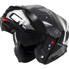 Mt Helmets mt Genesıs Sv Atempo B2 Parlak Çene Açılır Kask