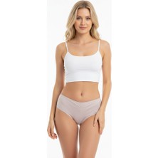 Bonbon Kadın Hipster Gri Rengi Slip Külot BB2012