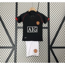 Special Arena M.unitedd Moskova 2008 Sezonu Cristiano Ronaldo Çocuk Forması 4'lü Set (Black)