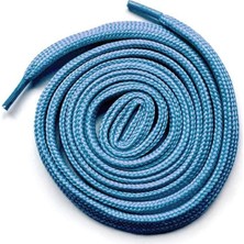 Hapshoe Mavi 1 cm Kalınlığında 1 Çift Yassı Spor Ayakkabı Bağcığı