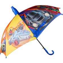Çocuk Hot Wheels Lisanslı Şemsiye