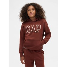 Gap Baskılı Erkek Çocuk Kahve Sweatshırt 795197002
