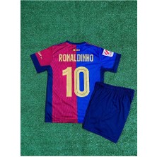 Special Arena Barcelona Yeni Sezon Ronaldinho Çocuk Forması (Iç Saha)