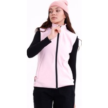 Monox Kadın Slim Fit Tam Fermuarlı Polar Yelek