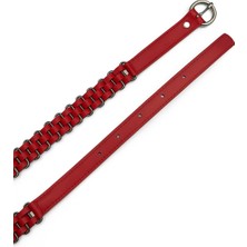 Uccello Kadın Suni Deri Zincir Örgü Detaylı Kemer – Metal Halkalı Şık ve Trend Model