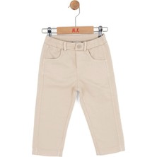Nk Kids Erkek Çocuk 1-4 Yaş Likralı Pantolon Krem