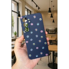 Vip Case Samsung Galaxy S25 - Mini Evıl Eye Desenli Silikon Darbe Emici Klasik Korumalı Rubber Kılıf