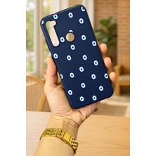Vip Case Xiaomi Redmi Note 8 Nazar Boncuk Desenli Silikon Darbe Emici Klasik Korumalı Rubber Kılıf