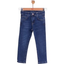 Nk Kids Erkek Çocuk 8-14 Yaş Likralı Boru Paça Kot Pantolon 63705 Kot Mavi