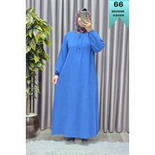 Elmas Tesettür Kadın Tesettür Büyük Beden Giyim Aerobin Elbise