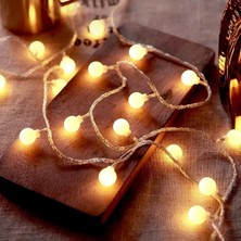 Canderel Mini Top LED 3,5 Metre 20 LED Pilli Gün Işığı Dekoratif Aydınlatma