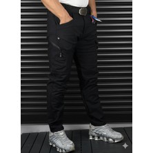 ADV Store Unısex Softshell Su Dayanıklı ve Rüzgar Geçirmez Içi Polarlı Kışlık Taktik Pantolon