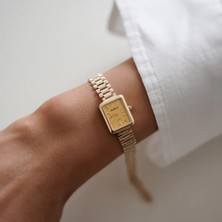 Altıntaş Geneve Retro Kordonlu Klasik Altın Saat