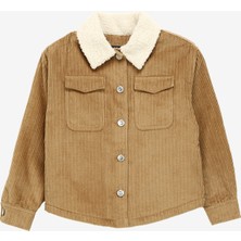 Caterpillar Deve Tüyü Kız Çocuk Basic Ceket C3WG-MNT02