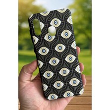 Vip Case Samsung Galaxy A20 Uyumlu Evıl Eye Desenli Silikon Darbe Emici Klasik Korumalı Rubber Kılıf