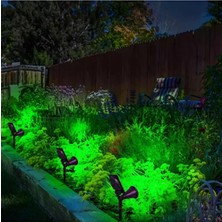 Canderel 7W Solar( Güneş Enerjili) Yeşil Işıklı Bahçe Aydınlatması.