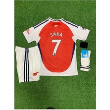 Special Arena A.r.s.e.n.a.l 2024/25 Yeni Sezon Bukayo Saka Iç Saha Çocuk Forması 4lü Set