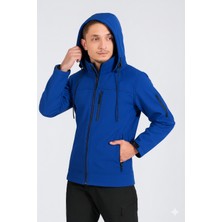 Suya Dayanıklı Slim Fit Softshell Kapüşonlu Erkek Mont