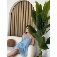 Nnstartshopping  Aria Büzgü Askılı Elbise