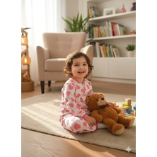 Şimo Butik Kız-Erkek Bebek- Çocuk Pijama Takımı %100 Pamuk Uzun Kollu Önü Çıtçıtlı Mevsimlik