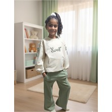 Şimo Butik Kız Çocuk Uzun Kollu Şık Takım, Eşofman, Rahat, Modern Tarz