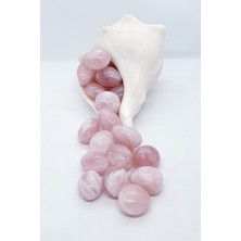 Kristal Izgaralar Için Tamburlanmış Pembe Kuvars