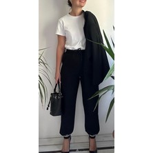 Lasorella Butik Kadın Beli Lastikli Pantolon
