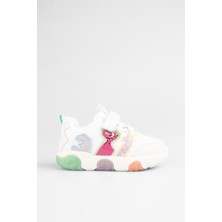 Vicco Number Beyaz Yeşil Çocuk Sneakers