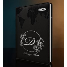 Bk Gift Kişiye Özel Isimli Termo Sert Kapak 2026 Siyah Ajanda -7, Öğretmenler Günü Hediyesi, Yeni Iş Hediyesi