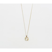 Mavika Jewellery 14K Gold Plated Pearly Sirius Kolye