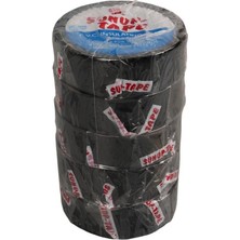Sunup SN-27918 Siyah 0.13X18 mm Izole Pvc Elektrikçi Bant (5'li Paket)