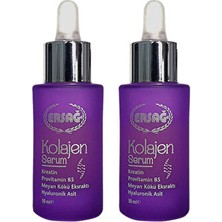 Ersağ Kolajen Serum 2X30 ml Tüm Cilt Tiplerine Uygun Sıkılaştırıcı ve Nemlendirici Etki