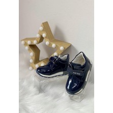 Sanbe Erkek Çocuk Rugan Cırtlı Spor Ayakkabı 201 N 7402 Lacivert