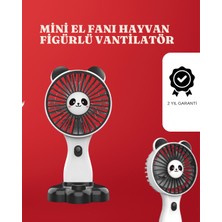 Erbar Mini Fan Hayvan Figürlü – Şarj Edilebilir Taşınabilir El Vantilatörü - M071R150-K63071