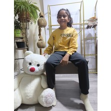 Şimo Butik Erkek Kız Çocuk Alt Üst Takım Unisex Uzun Kollu Eşofman Rahat Spor Şık Modern Tasarım Ribanalı
